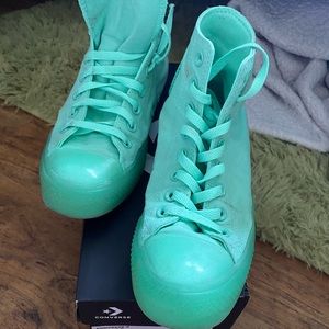 Teal Hi-Top Converse